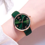 Fashion big dial leather women's watches