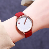 Fashion belt large dial women's watch