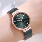 Stylish minimalist waterproof belt women's watch