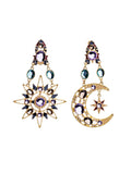 Exaggerated Star&Moon Earring