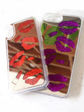 Lip Pattern Mirror Phone Case