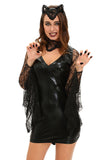 3pcs Sexy Moonlight Bat Halloween Costume