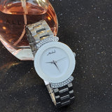 Simple Chassis Stainless Steel Strap Women's Watch