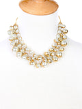 Elegant Glass Pearl Necklace