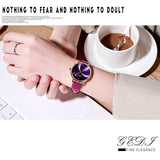 Fashion leather strap women's watches