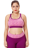 Rosy Painting Print Sports Bra Top