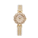 Pearl Strap With Diamond Women's Watch