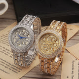 Elegant Flower Pattern Women's Watch