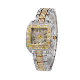 Square Full Of Diamond Quartz Women's Watch