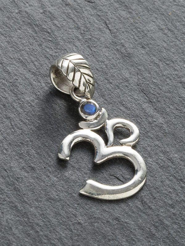 Natural Labradorite Pure Silver Necklace