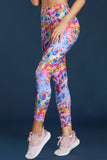 Colorful Tie Dye Print Skintight Yoga Pants