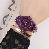 Personality Shining Purple Women's Watch