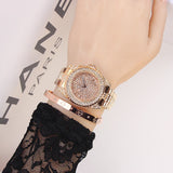 Trendy Diamond With Scale Women's Watch