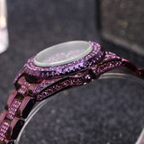 Trendy Diamond With Scale Women's Watch