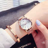Solid Color Dial With Calendar Women's Watch
