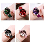 Fashion leather strap women's watches