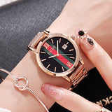 Colorful Round Dial Women's Watch