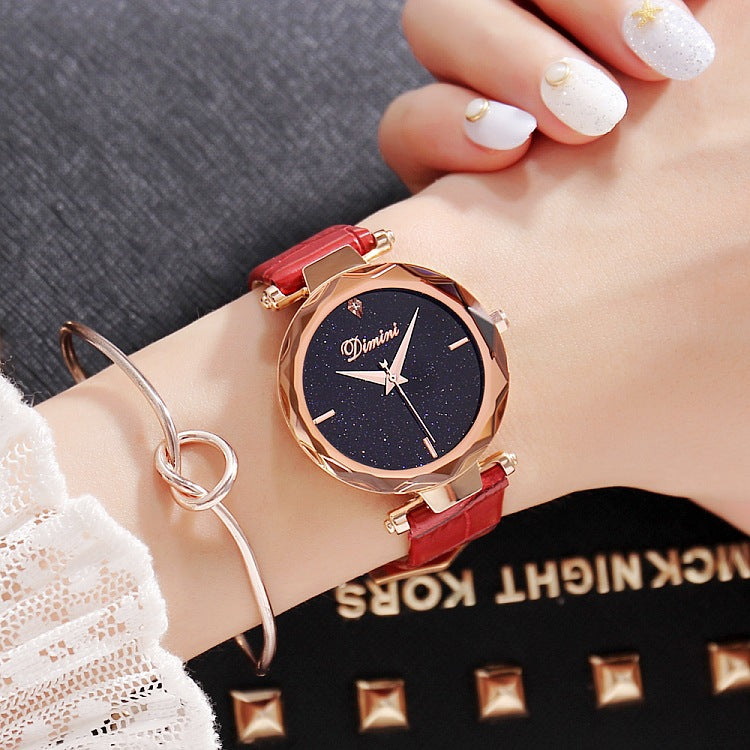 Special Dial Rose Gold Frame Women's Watch