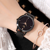 Starry Sky Mesh Strap Women's Watch