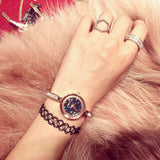 Starry Sky Thin Strap Bracelet Watch
