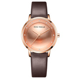 Waterproof calfskin strap for fashionable diamond-encrusted women's watches