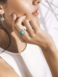 Natural Turquoise 925 Sterling Silver Ring