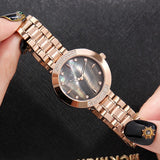 Women's Watch Rose Gold Stainless Steel Strap elegant watch