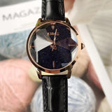 Irregular Mirror Starry Chassis Women's watch