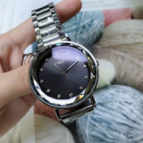Round Dial With Scale Women's Watch