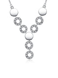 Happy Diamond Crystal Ring&Earrings&Necklace Set