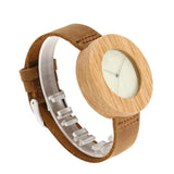 Simple Dial Without Scale Wooden Watch