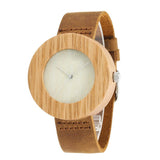 Simple Dial Without Scale Wooden Watch