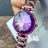 Polygonal Mirror Women's Wristwatch