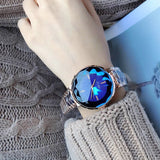 Polygonal Mirror Women's Wristwatch