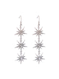 Three Star Pattern Earrings