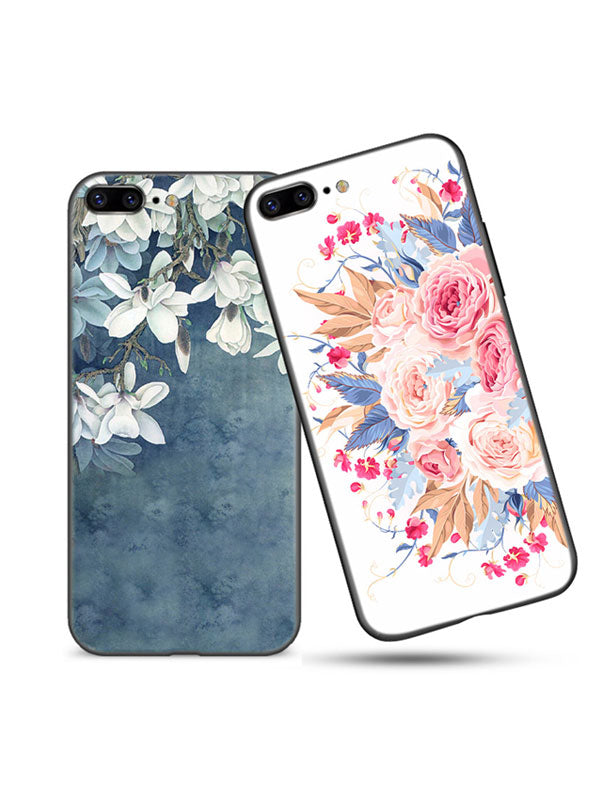 Painted Embossed Ancient Style Phone Case