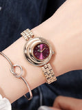 Personality Dial Stainless Steel Strap Women's Watch