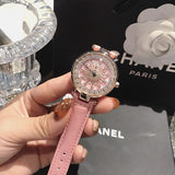 Pink Shell Chassis Women's Watch