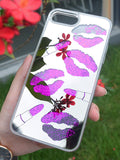 Lip Pattern Mirror Phone Case