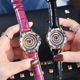 Vortex-shaped Rotatable Women's Watch