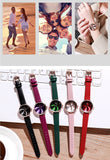 Fashion leather strap women's watches