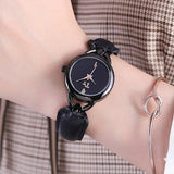 Leather Strap Bracelet Women's Watch