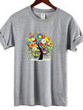 Colorful Flower Tree T-shirt