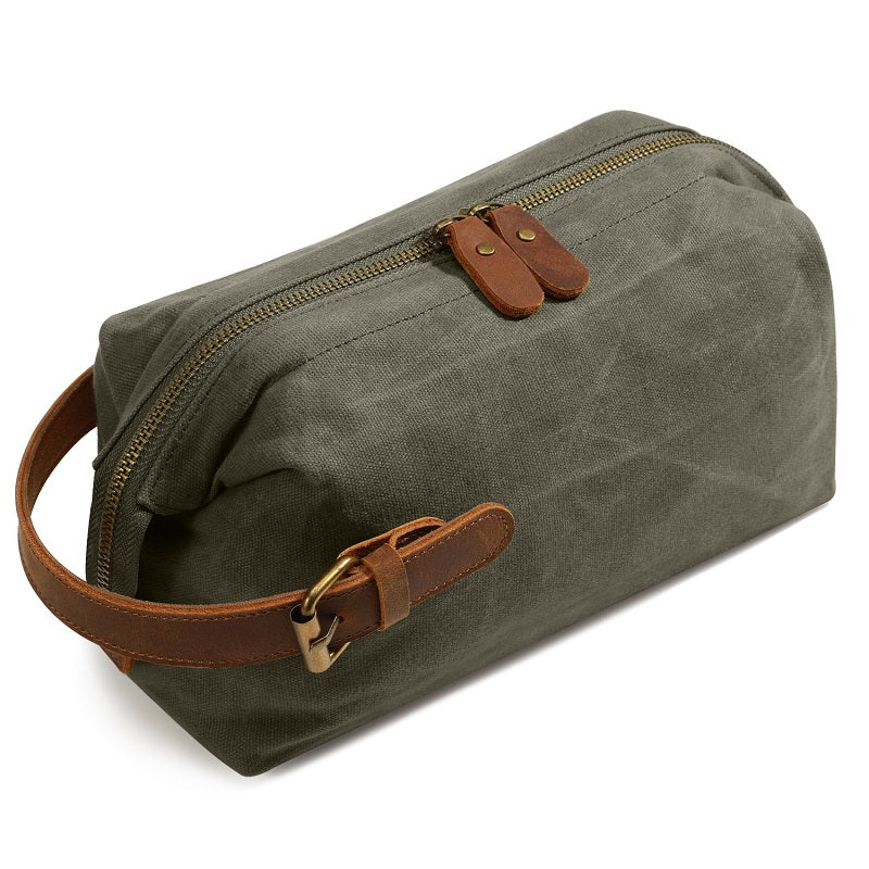 Canvas Wear-resistant Portable Cosmetic Bag