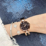Starry Pattern Dial Bracelet Women's Watch