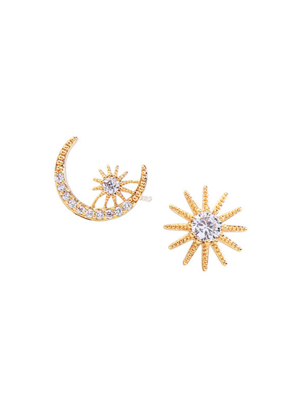 Stars&Moon Gold Earrings