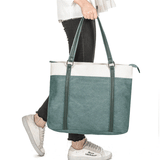 Retro Solid Color Canvas Handbag