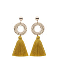 Bohemian Style Round Long Tassel Earrings