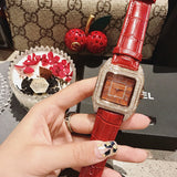 Retro Golden Frame Women's Watch