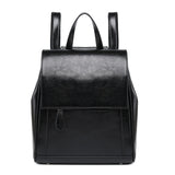 Fashion Oil Wax Leather Backpack